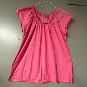 IZOD Women’s Ruffled Sleeveless Pink Top